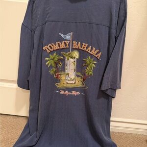 Tommy Bahama Navy Men’s camp shirt
